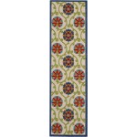 Nourison Aloha ALH19 Runner Rug, Blue/Multicolor, 2' x 6'