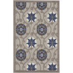 Nourison Aloha ALH19 Area Rug, Grey/Blue, 2'8" x 4'