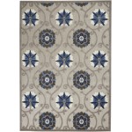 Nourison Aloha ALH19 Area Rug, Grey/Blue, 3'6" x 5'6"