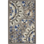 Nourison Aloha ALH20 Area Rug, Grey/Multicolor, 2'8" x 4'