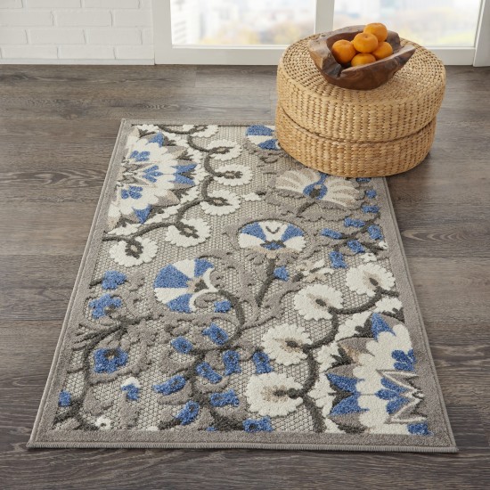 Nourison Aloha ALH20 Area Rug, Grey/Multicolor, 2'8" x 4'