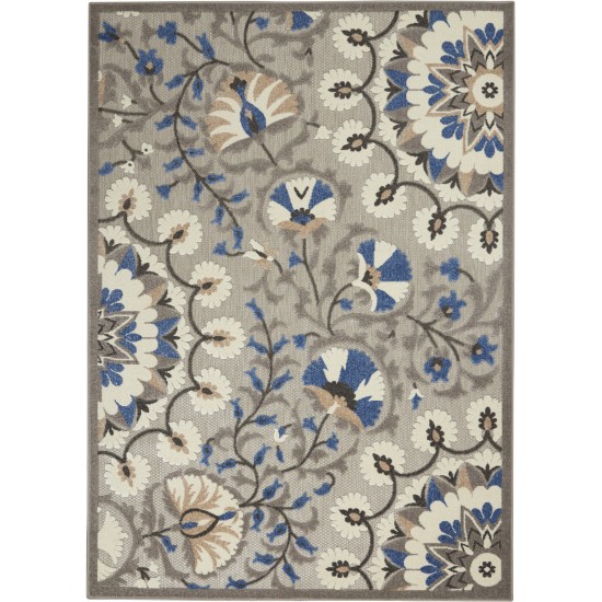 Nourison Aloha ALH20 Area Rug, Grey/Multicolor, 3'6" x 5'6"