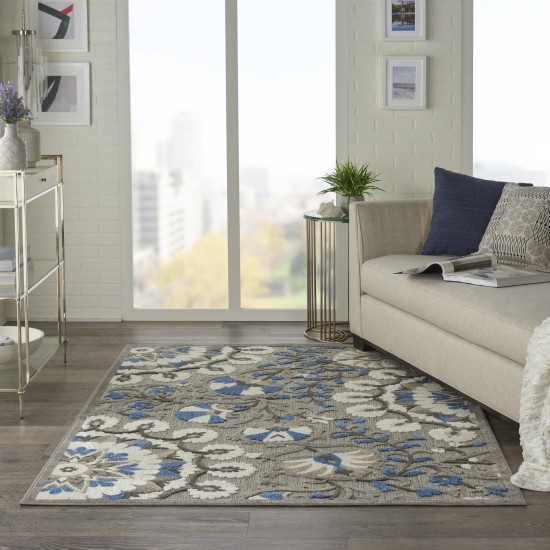 Nourison Aloha ALH20 Area Rug, Grey/Multicolor, 3'6" x 5'6"