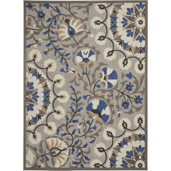 Nourison Aloha ALH20 Area Rug, Grey/Multicolor, 7'10" x 10'6"