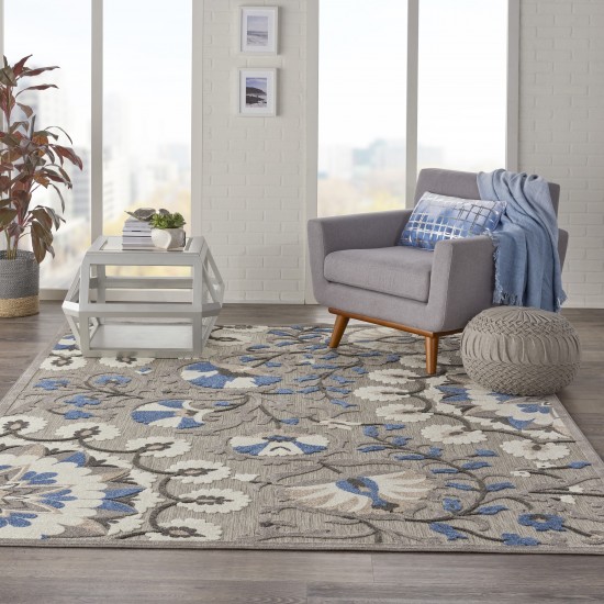 Nourison Aloha ALH20 Area Rug, Grey/Multicolor, 7'10" x 10'6"