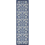 Nourison Aloha ALH21 Runner Rug, Grey/Blue, 2'3" x 10'