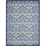 Nourison Aloha ALH21 Area Rug, Grey/Blue, 7'10" x 10'6"