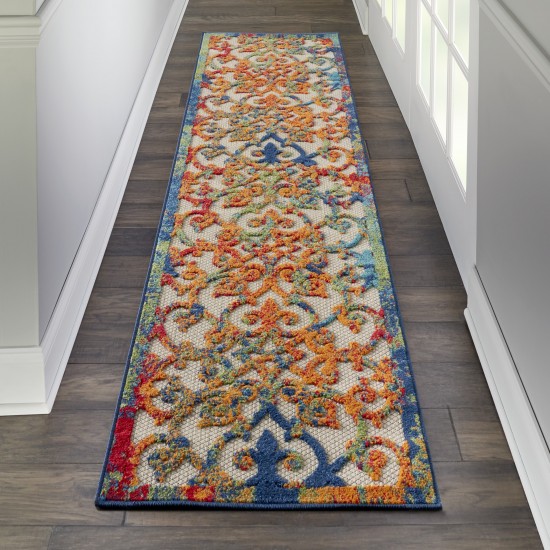 Nourison Aloha ALH21 Runner Rug, Multicolor, 2' x 6'