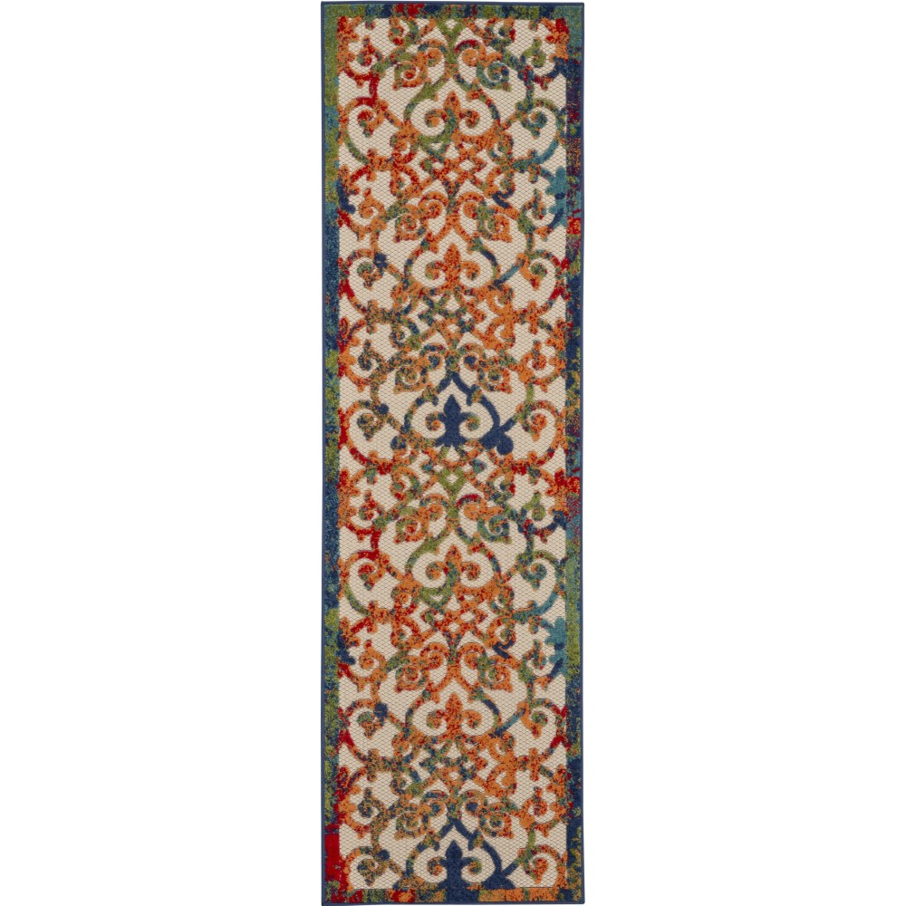 Nourison Aloha ALH21 Runner Rug, Multicolor, 2'3" x 10' Nourison Aloha ALH21 Runner Rug, Multicolor, 2'3" x 10'
