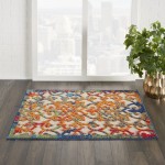 Nourison Aloha ALH21 Indoor/Outdoor Area Rug, Multicolor, 2'8" x 4'