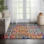 Nourison Aloha ALH21 Area Rug, Multicolor, 6' x 9'