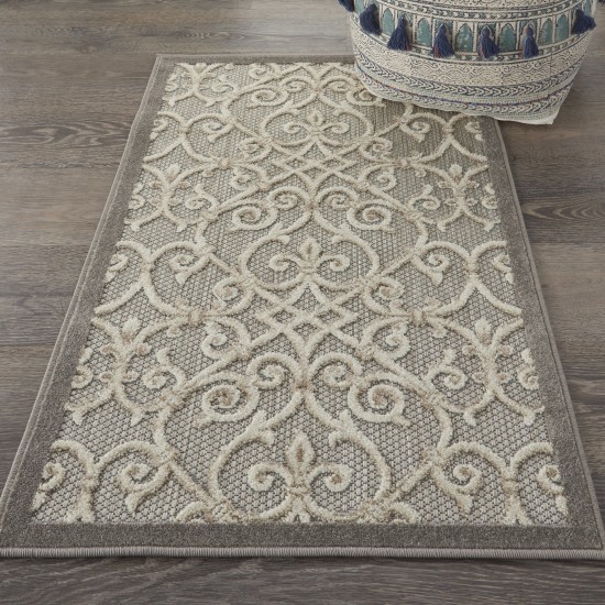 Nourison Aloha ALH21 Area Rug, Natural, 2'8" x 4'