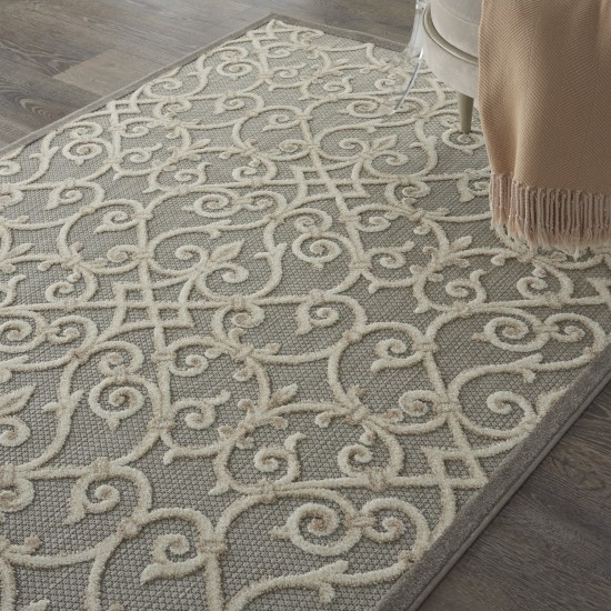Nourison Aloha ALH21 Area Rug, Natural, 3'6" x 5'6"