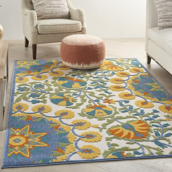 Nourison Aloha ALH22 Area Rug, Multicolor, 5'3" x 7'5"