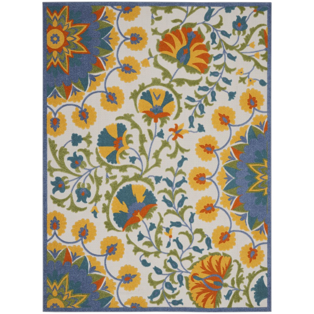 Nourison Aloha ALH22 Area Rug, Multicolor, 9'6" x 13' Nourison Aloha ALH22 Area Rug, Multicolor, 9'6" x 13'