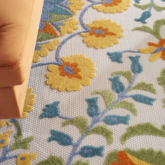 Nourison Aloha ALH22 Area Rug, Multicolor, 9'6" x 13'
