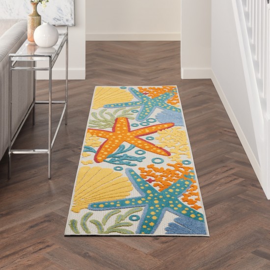 Nourison Aloha ALH24 Runner Rug, Multicolor, 2' x 6'