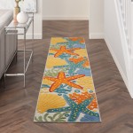 Nourison Aloha ALH24 Runner Rug, Multicolor, 2'3" x 10'