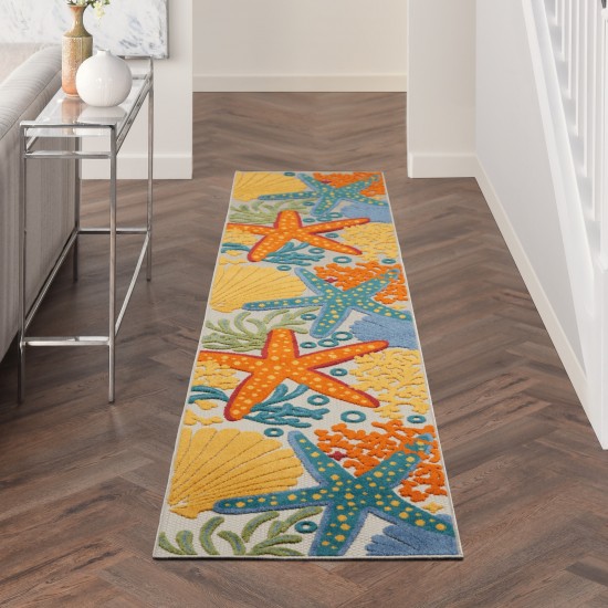 Nourison Aloha ALH24 Runner Rug, Multicolor, 2'3" x 12'