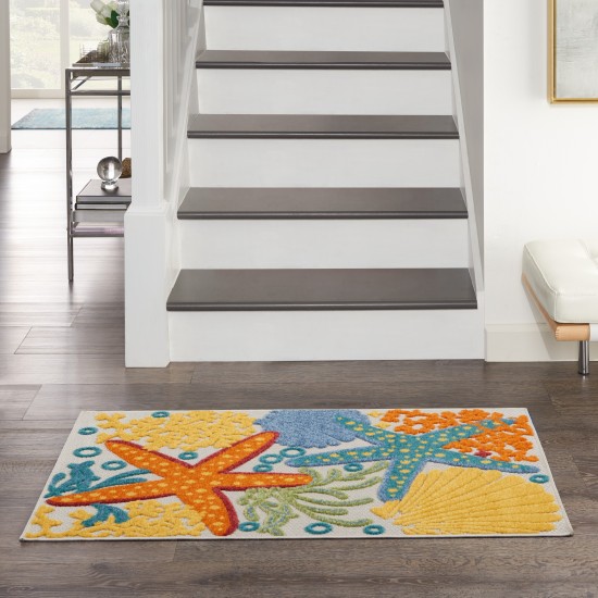 Nourison Aloha ALH24 Area Rug, Multicolor, 2'8" x 4'