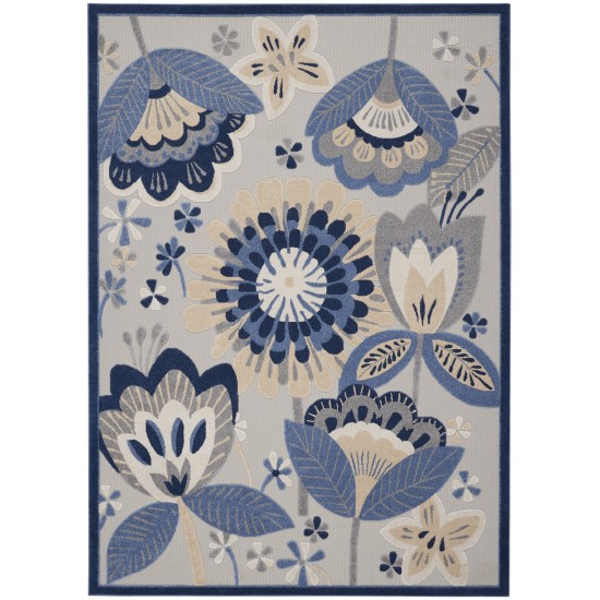 Nourison Aloha ALH25 Area Rug, Blue/Grey, 12' x 15'