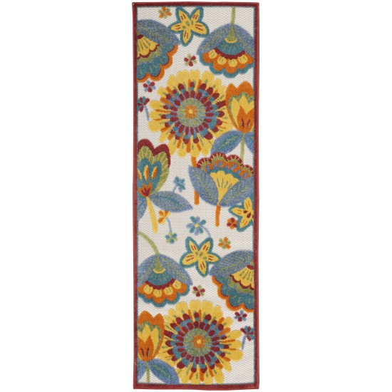 Nourison Aloha ALH25 Runner Rug, Multicolor, 2' x 6'