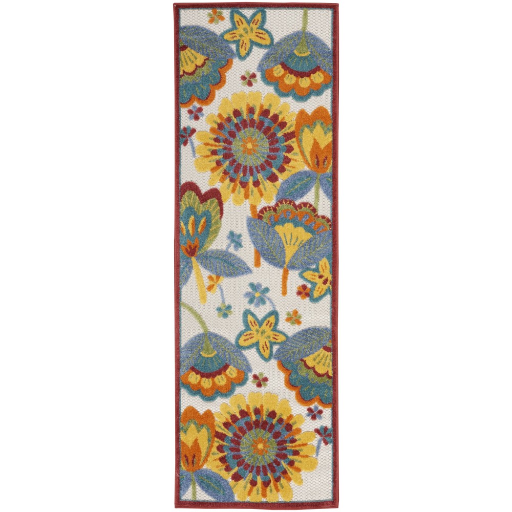 Nourison Aloha ALH25 Runner Rug, Multicolor, 2' x 6'