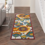 Nourison Aloha ALH25 Runner Rug, Multicolor, 2' x 6'