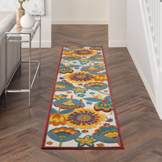 Nourison Aloha ALH25 Runner Rug, Multicolor, 2'3" x 10'