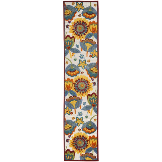 Nourison Aloha ALH25 Runner Rug, Multicolor, 2'3" x 12'