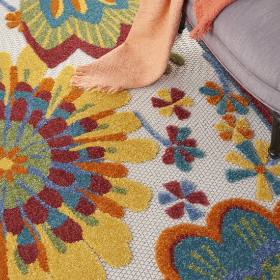 Nourison Aloha ALH25 Area Rug, Multicolor, 5'3" x 7'5"
