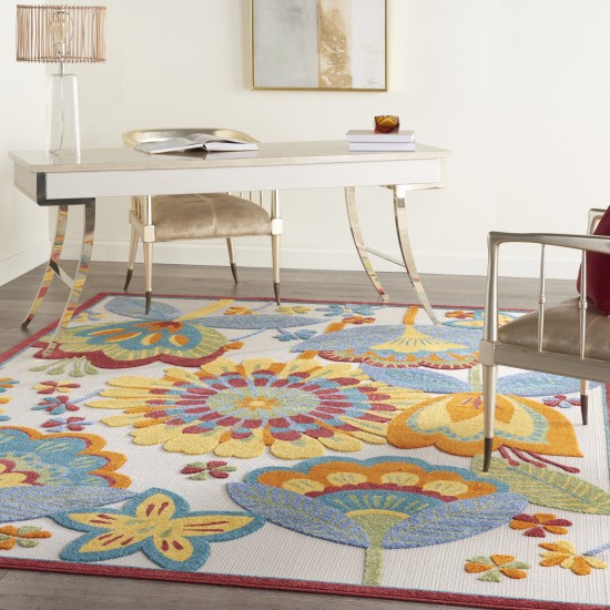 Nourison Aloha ALH25 Area Rug, Multicolor, 7' x 10'