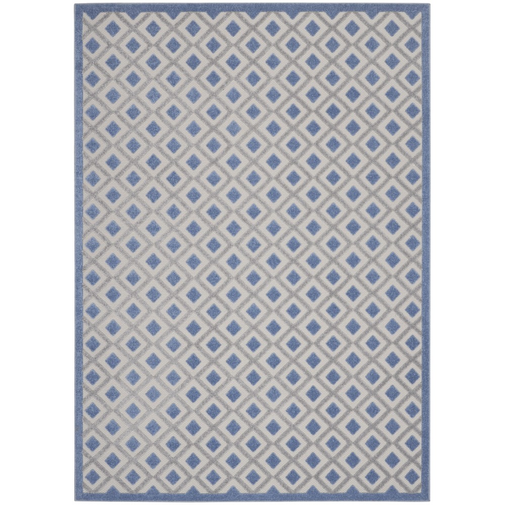 Nourison Aloha ALH26 Area Rug, Blue/Grey, 12' x 15'