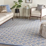 Nourison Aloha ALH26 Area Rug, Blue/Grey, 12' x 15'