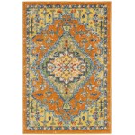 Nourison Allur ALR01 Area Rug, Orange/Multicolor, 2' x 3'