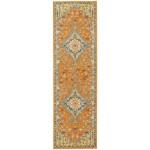 Nourison Allur ALR01 Runner Rug, Orange/Multicolor, 2'3" x 7'6"