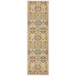 Nourison Allur ALR03 Runner Rug, Ivory/Multicolor, 2'3" x 7'6"