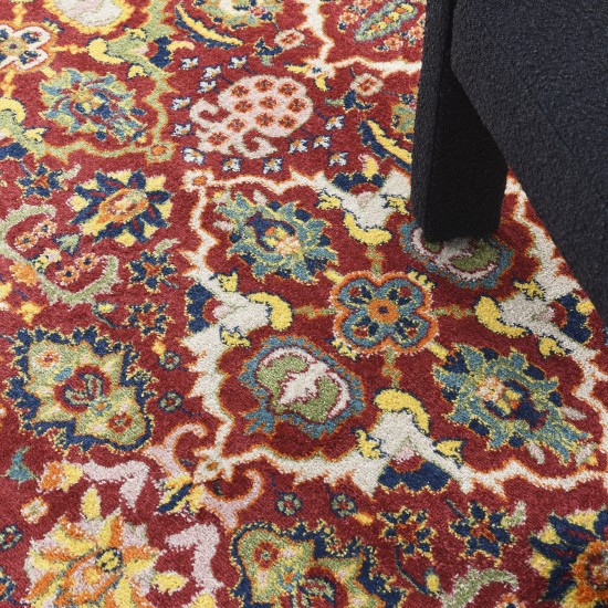 Nourison Allur ALR03 Area Rug, Red/Multicolor, 9' x 12'