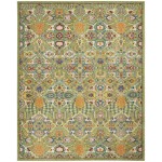 Nourison Allur ALR03 Area Rug, Sage/Ivory, 7'10" x 9'10"