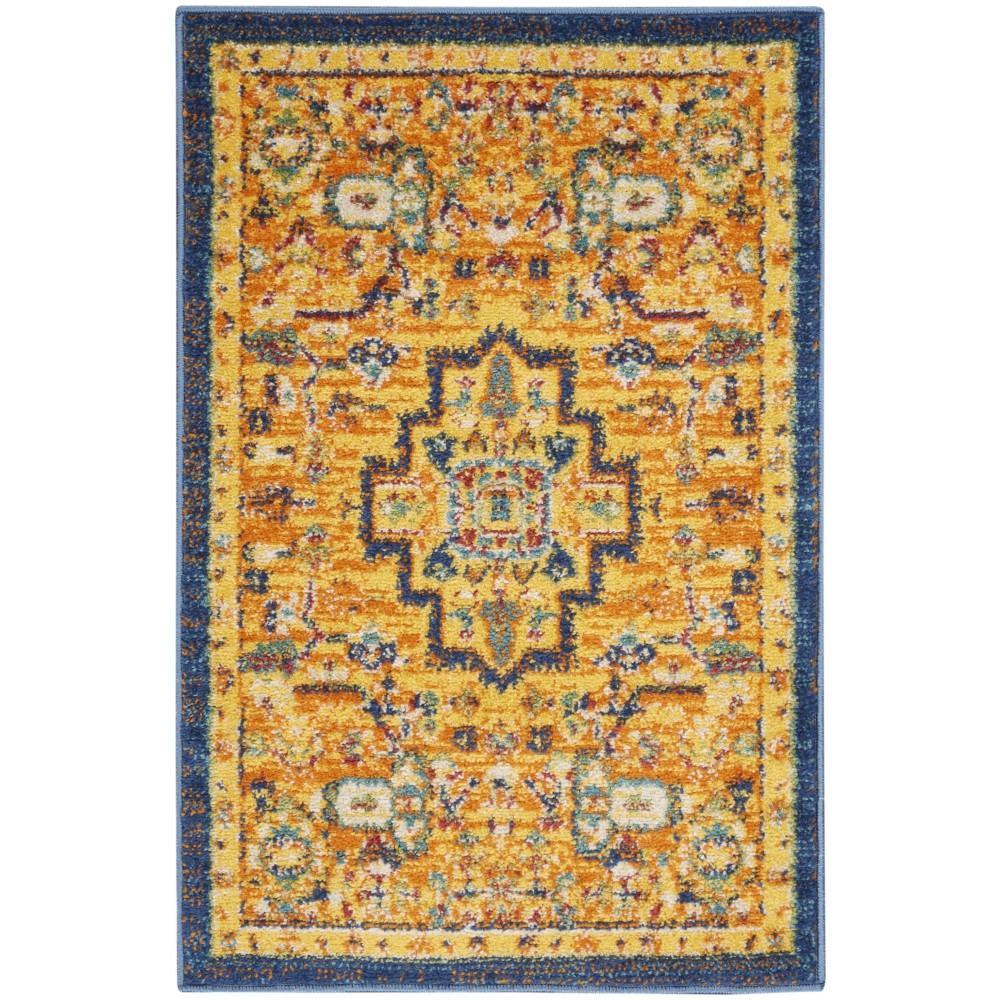 Nourison Allur ALR04 Area Rug, Orange/Multicolor, 2' x 3' Nourison Allur ALR04 Area Rug, Orange/Multicolor, 2' x 3'