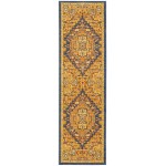 Nourison Allur ALR04 Runner Rug, Orange/Multicolor, 2'3" x 7'6"