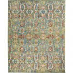 Nourison Allur ALR05 Area Rug, Turquoise/Multicolor, 7'10" x 9'10"