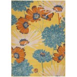 Nourison Allur ALR06 Area Rug, Yellow/Multicolor, 4' x 6'