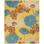 Nourison Allur ALR06 Area Rug, Yellow/Multicolor, 7'10" x 9'10"