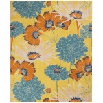 Nourison Allur ALR06 Area Rug, Yellow/Multicolor, 9' x 12'