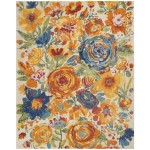 Nourison Allur ALR07 Area Rug, Ivory/Multicolor, 9' x 12'