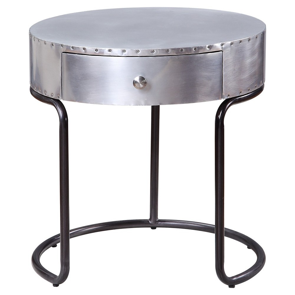 ACME Brancaster End Table, Aluminum