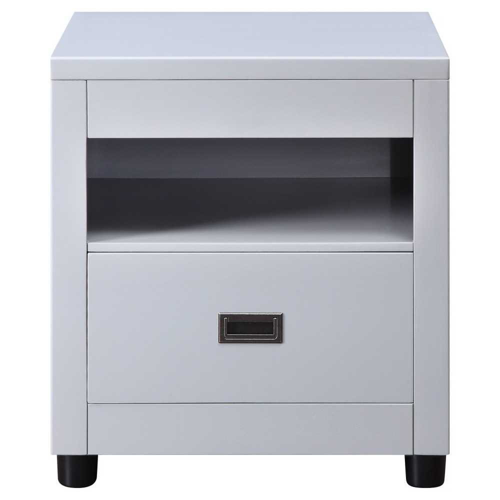 ACME Eleanor End Table, Dove Gray