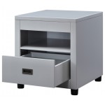 ACME Eleanor End Table, Dove Gray