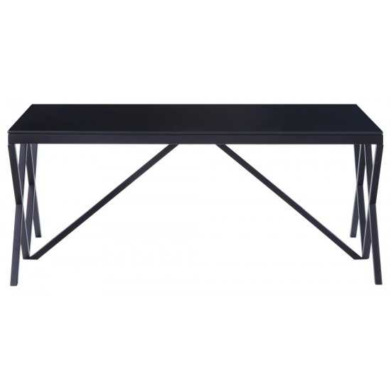 ACME Magenta Coffee Table, Black & Glass